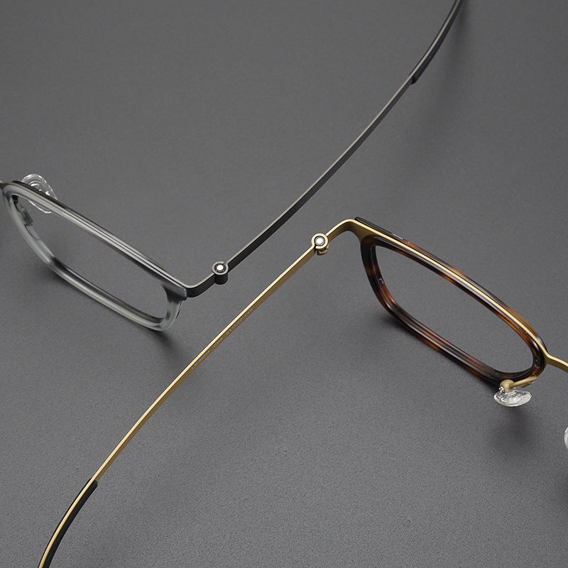 Stylish Acetate Square Glasses Frames SC6004 - Trendy Eyewear for Men & Women | Perfect for Work, Reading & Fashion Accessories