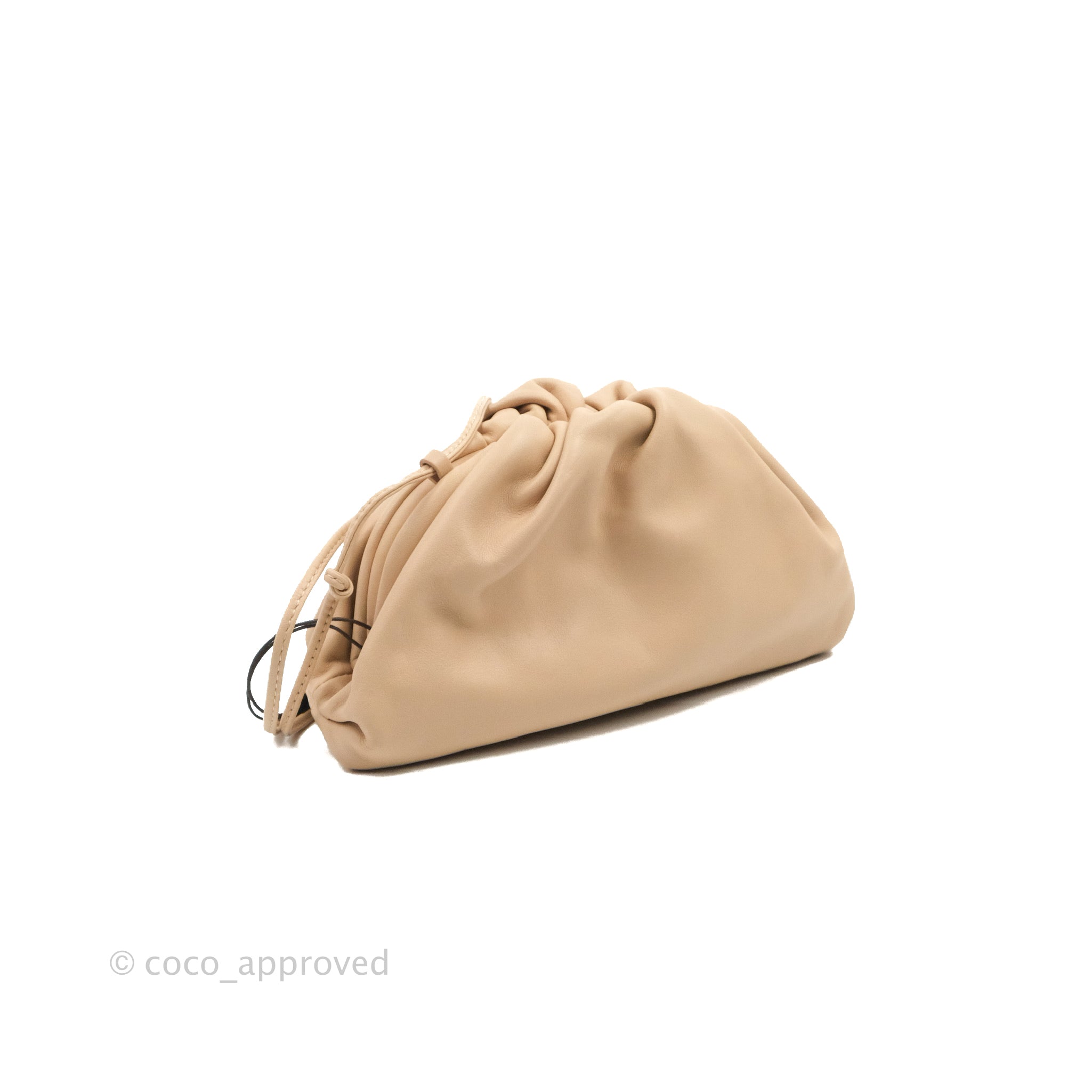 Bottega Veneta Mini Pouch in Butter Calfskin Leather - Bordeaux & Nude Colors | Perfect for Evening Bags, Crossbody Purses & Women's Fashion Accessories