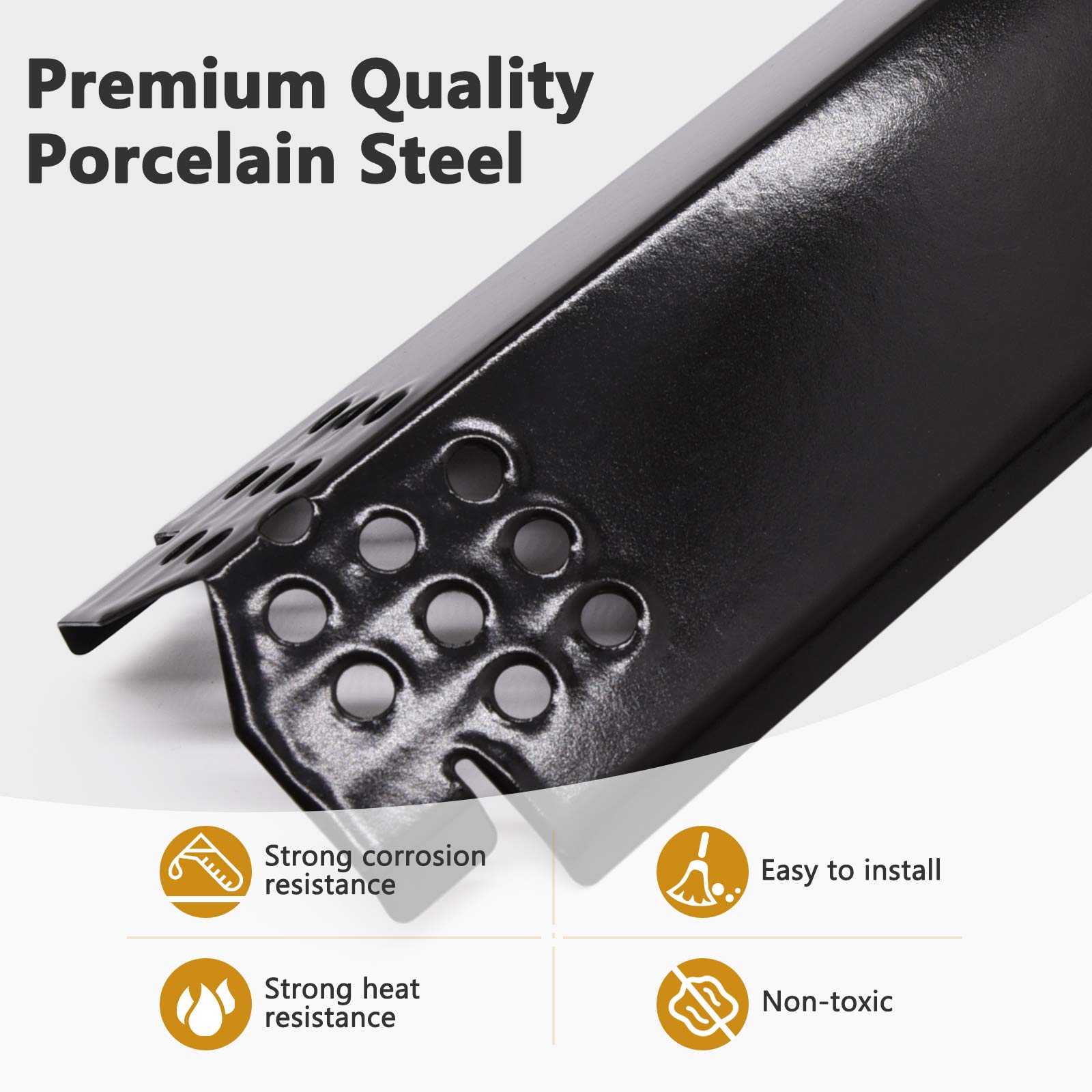Nexgrill 720-0888 5 Burner Grill Replacement Parts Kit - Burner Tubes, Heat Shield Tent Plates & Igniters (5-Pack) | Compatible with Nexgrill 720-0888N, 720-0830H | Perfect for Home Depot Gas Grills, Backyard BBQs & Outdoor Cooking