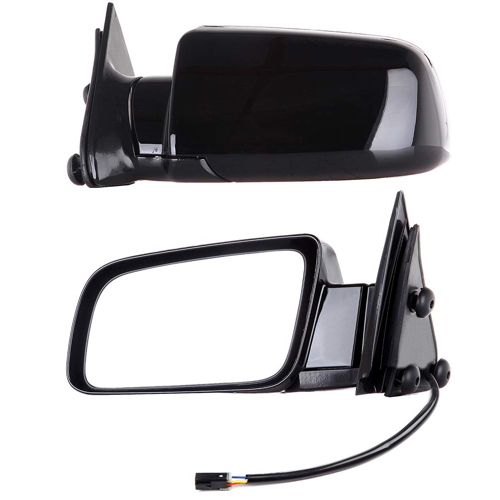 ECCPP Power Side View Mirrors Replacement for Chevy & GMC Pickup Truck & SUV - Driver & Passenger Side (15764757, 15764758) - Enhanced Visibility & Safety for Off-Roading & Night Driving