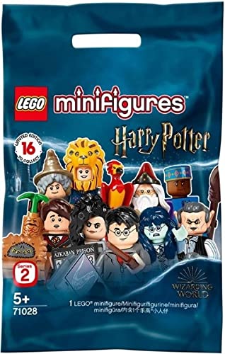 LEGO Harry Potter Series 2 Kingsley Shacklebolt Minifigure with Broomstick & Dark Blue Cape (71028) - Collectible Toy for Kids & Adults, Perfect for Play, Display and Harry Potter Themed Parties