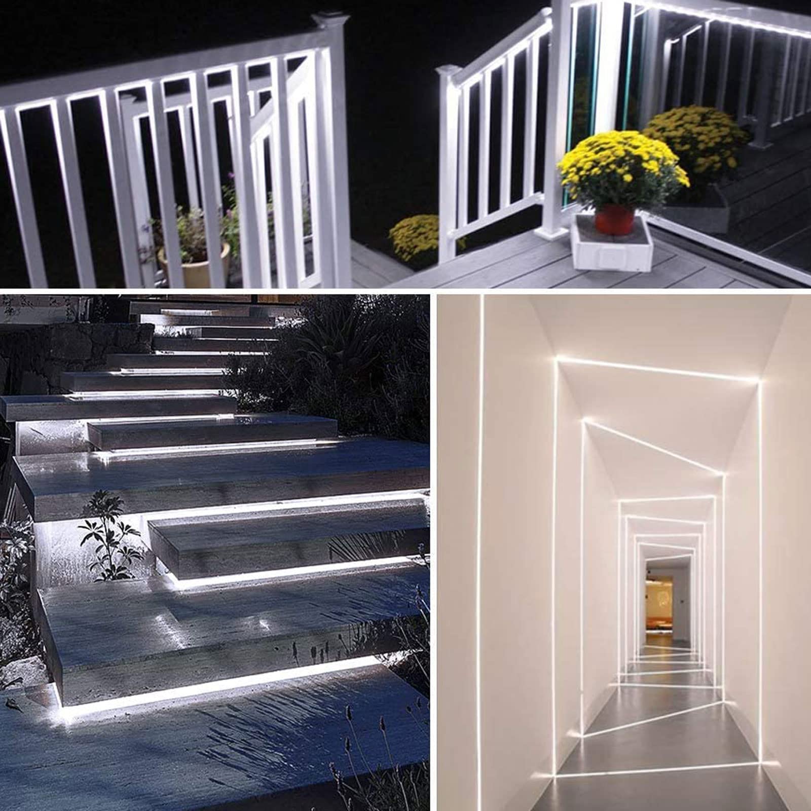DenicMic LED Strip Lights 1 Pack Cool White - Perfect for Bedroom, Kitchen, and Home Decor Lighting