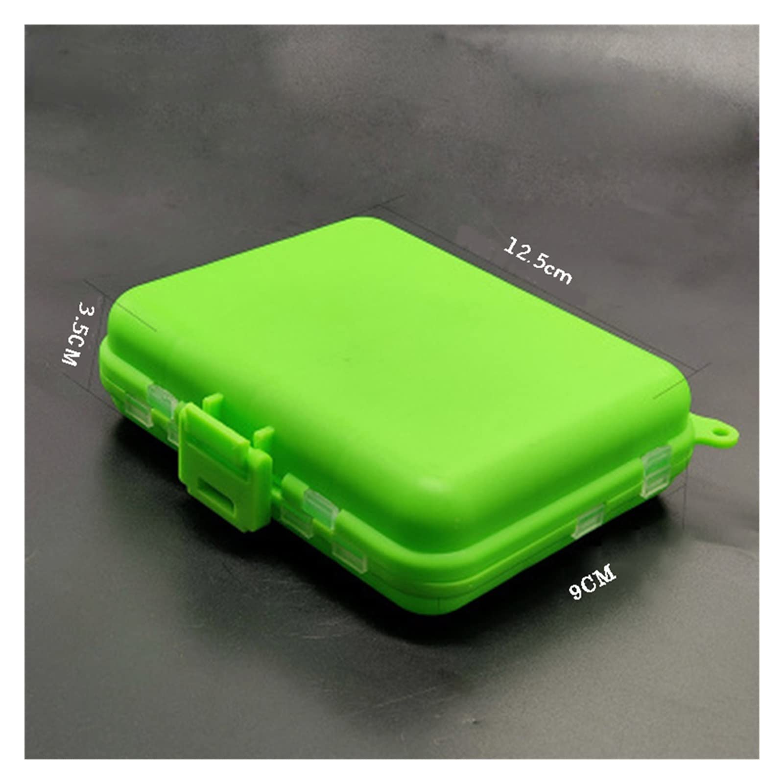 JKYYDS 16-Compartment Fishing Tackle Storage Box - Organize Hooks, Spoons, Baits & Fishing Accessories - Portable Mini Tool Box for Anglers (Green) - Perfect for Fishing Trips, Camping & Outdoor Adventures