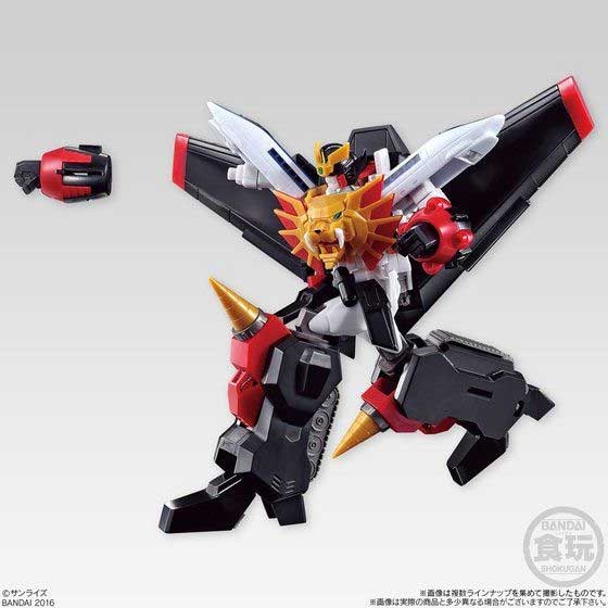 Bandai Shokugan Super MiniPla King of Braves GaoGaiGar Model Kit - Buildable Robot Toy for Collectors & Anime Fans - Perfect for Display, Gifts & Action Figure Play