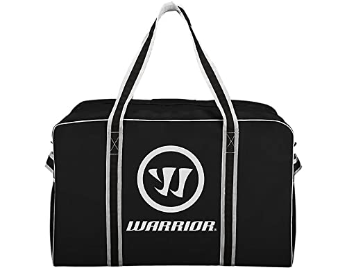 Warrior Pro Hockey Carry Bag - Durable Hockey Equipment Bag for Skates, Sticks & Gear - Perfect for Travel, Games & Practice (Black)