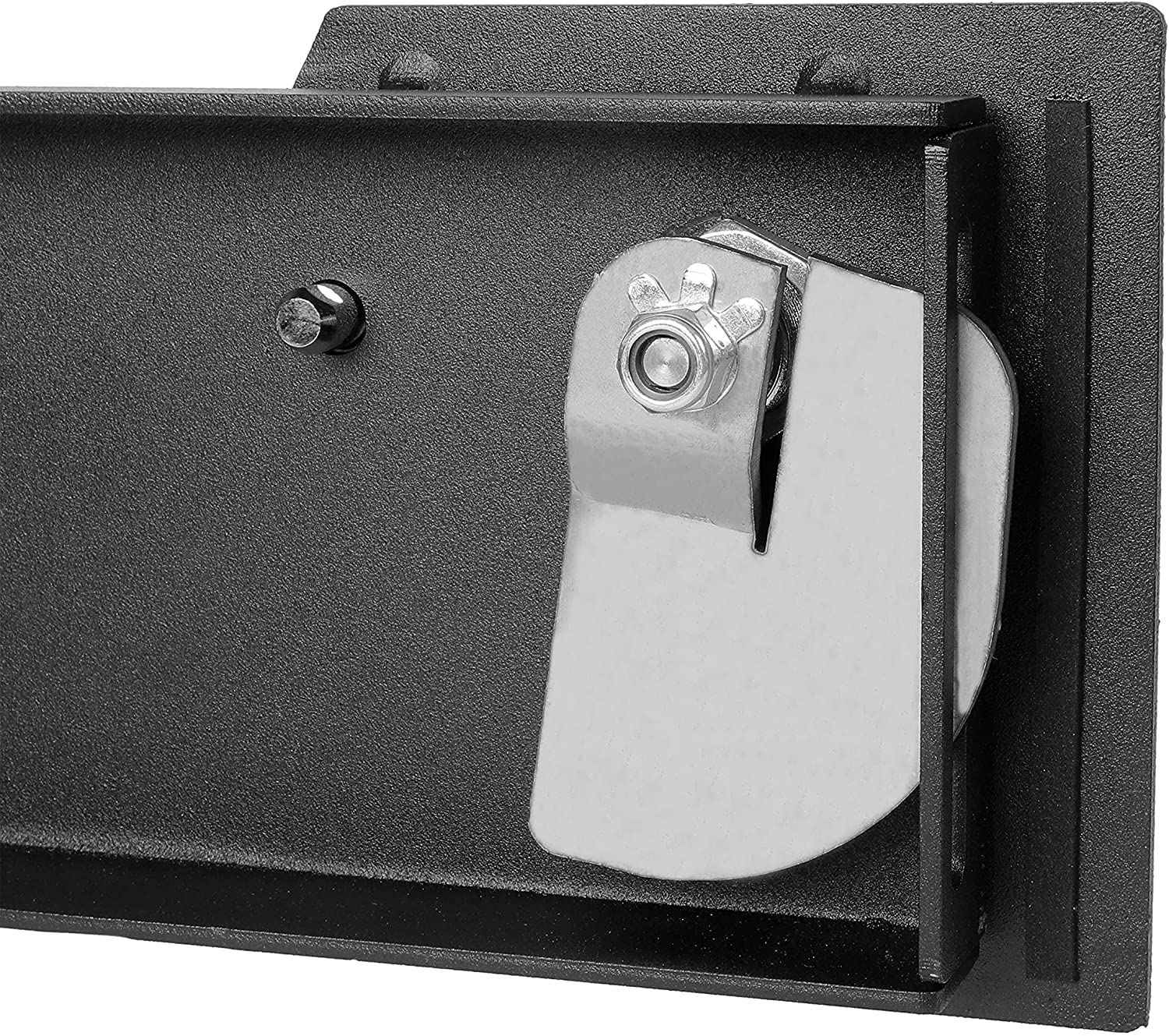 HECASA Heavy Duty Center Console Safe Lock Box - Compatible with 2015-2022 Ford F150 Raptor F250 F350 Super Duty Trucks | Powder Coated Steel Security Storage | Perfect for Guns, Cash & Valuables Protection in Your Vehicle