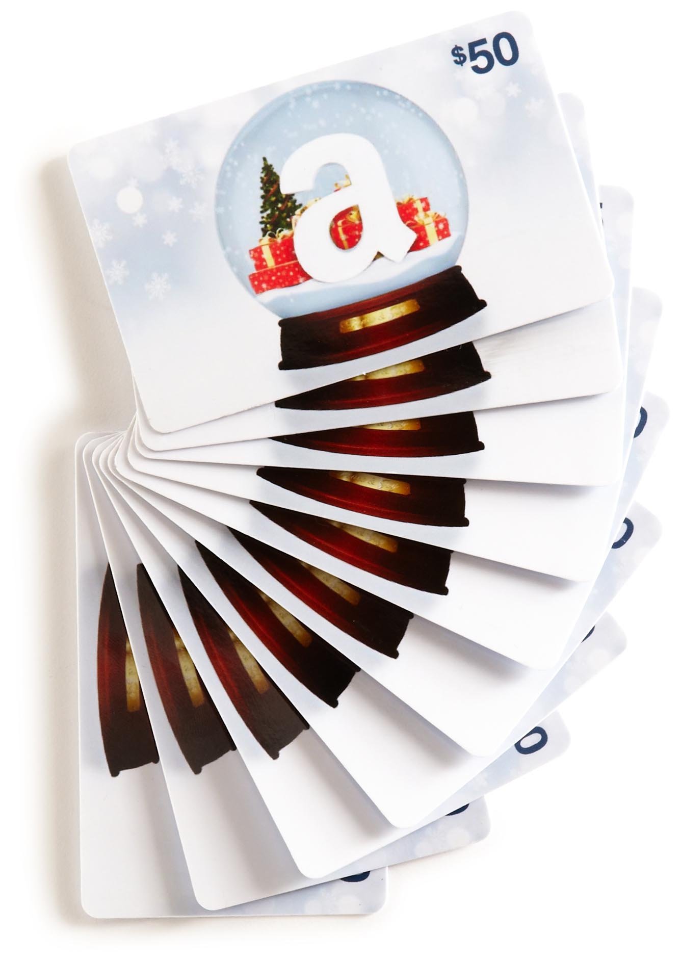 Amazon Gift Cards - Pack of 10 with Unique Designs | Perfect for Birthday Gifts, Holidays & Employee Rewards | Digital & Physical Gift Card Options