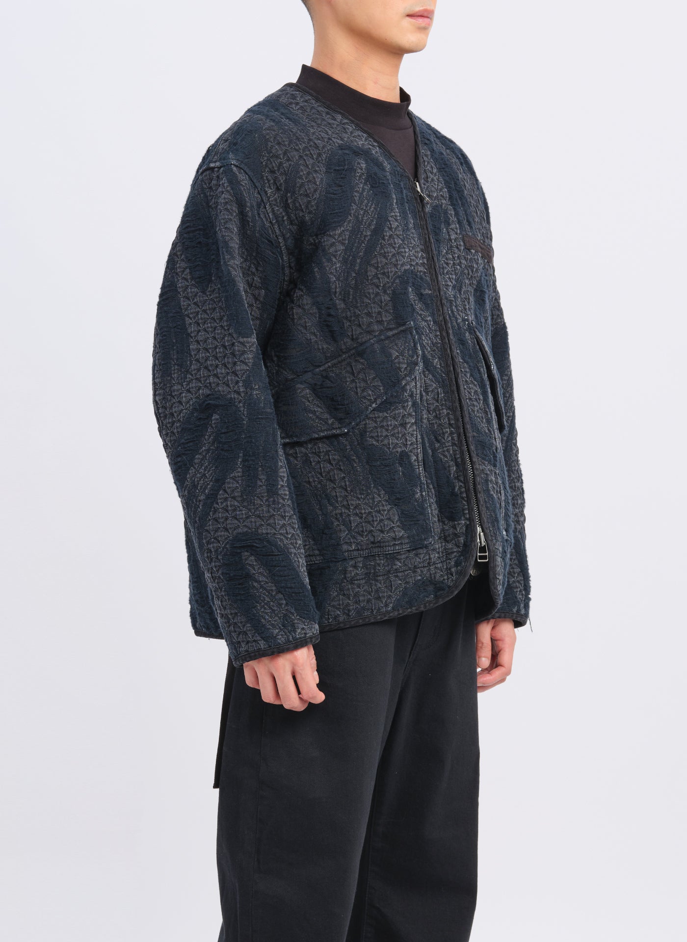 Premium Cotton Polyester Jacquard Paisley M65 Jacket Liner - Warm & Stylish Inner Layer for Military Style Coats | Perfect for Outdoor Activities, Hunting, and Cold Weather Fashion