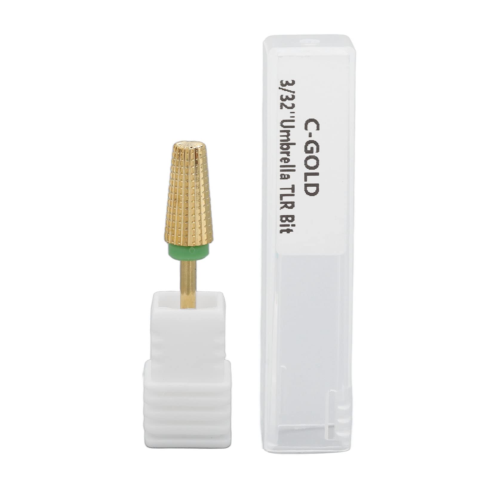 Premium Tungsten Steel Nail Drill Bit for Electric Nail Drill - Professional Dead Skin & Gel Polish Removal - Manicure Pedicure Grinding Bit for Nail Art Salon (Gold) | Perfect for Home & Professional Salon Use