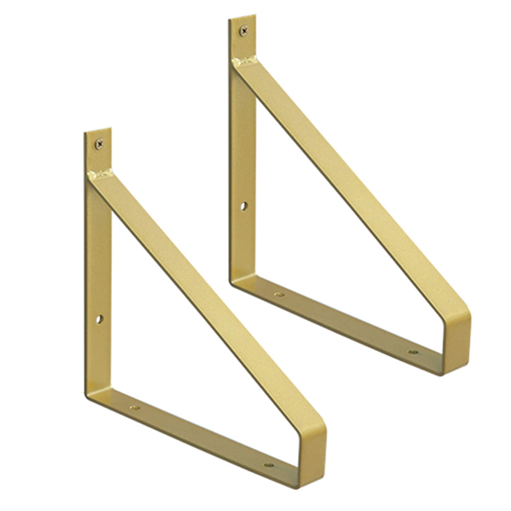 LZPQ Floating Shelf Brackets - Heavy Duty Triangle Wall Brackets for Shelves, Creative Tripod Shelf Supports, Bookshelf & Partition Brackets - Perfect for Home Office, Living Room & Bedroom Storage