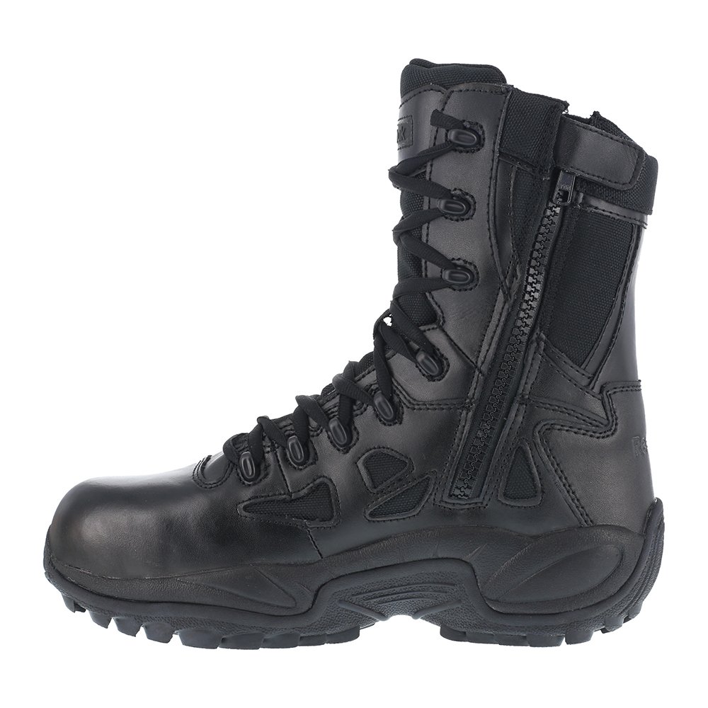Men's Tactical Boots 15W Black - Durable Lace Up Military Combat Boots for Hiking, Work & Outdoor Adventures