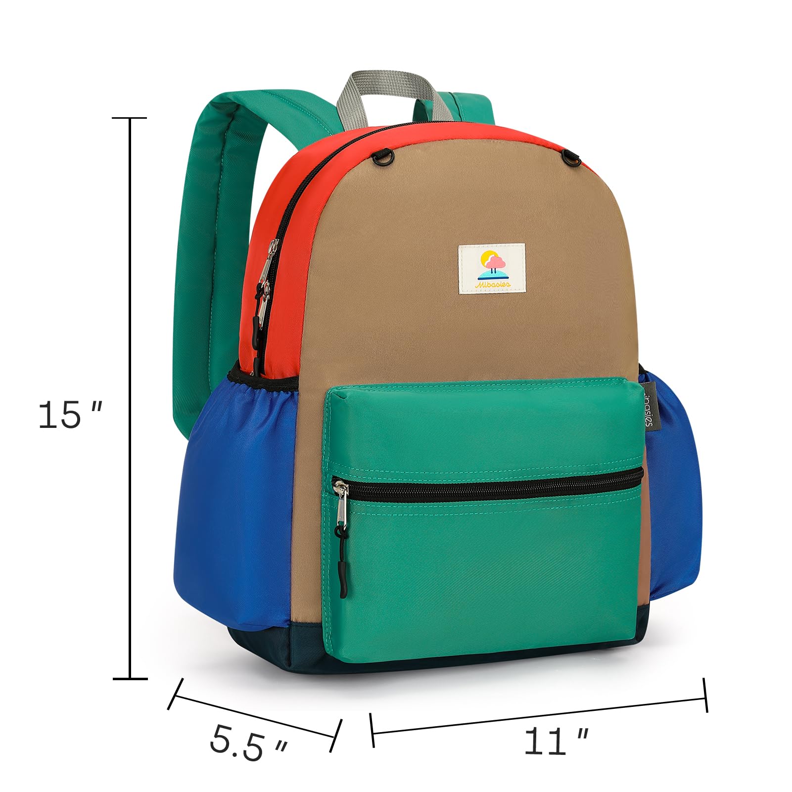 Mibasies Kids Backpack for Boys Age 4-6 - Durable Elementary School Bookbag with Adjustable Straps | Perfect for School, Travel, and Daily Use