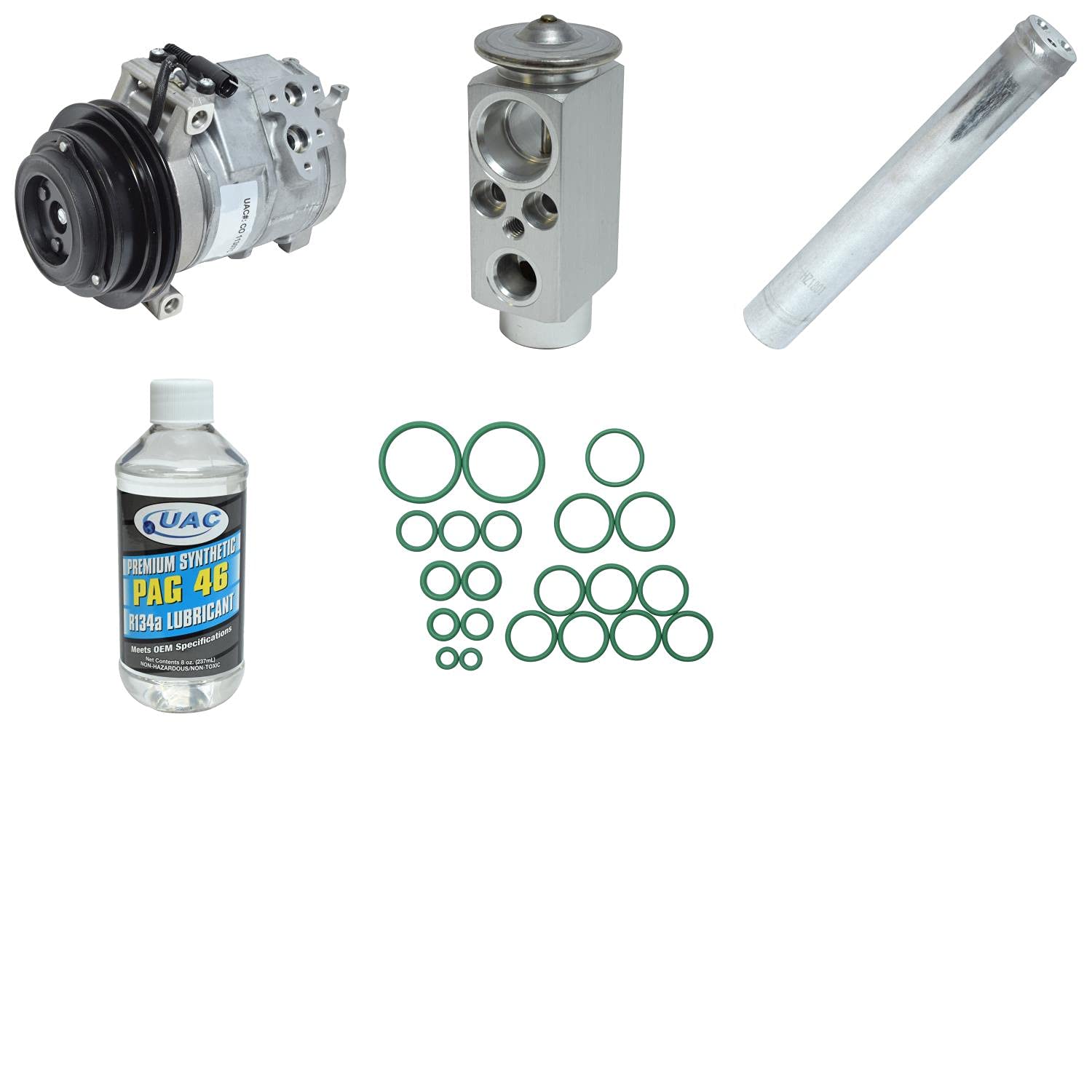 Universal Air Conditioner KT 4692 A/C Compressor and Component Kit - Replacement Parts for Car AC System | Perfect for DIY Auto Repair & Vehicle Maintenance