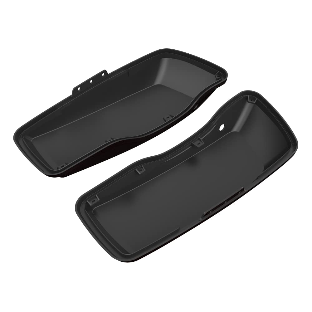 Advanblack Motorcycle Saddlebag Lids for Harley-Davidson Touring, Road Glide, Street Glide Special & Road King (2014-2023) - Durable Replacement Covers for Riding & Travel Accessories