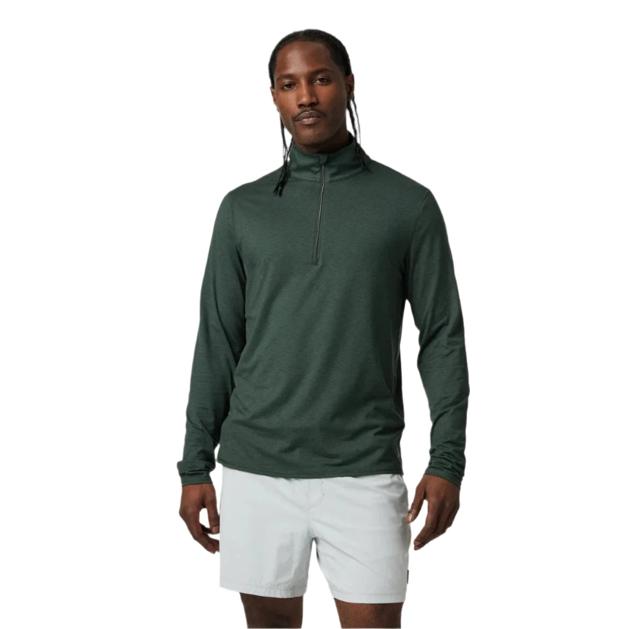 Men's Ease Performance 1/2 Zip Pullover 2.0 - Lightweight Breathable Workout Shirt for Running, Gym & Outdoor Activities