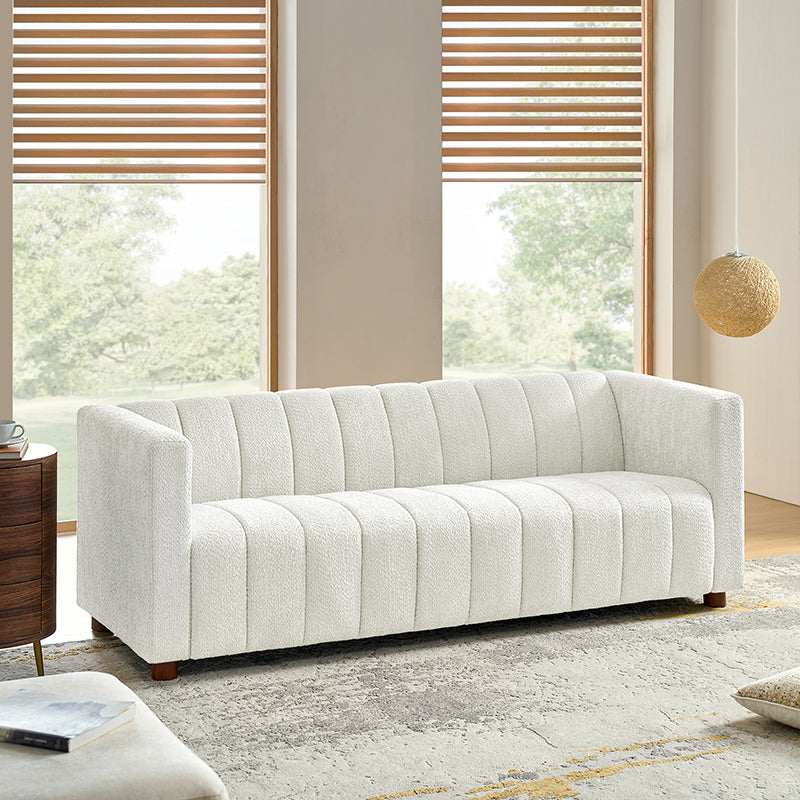 Botham Modern Cozy Sofa with Hidden Low Legs - Comfortable Living Room Furniture for Small Spaces, Apartments & Home Decor