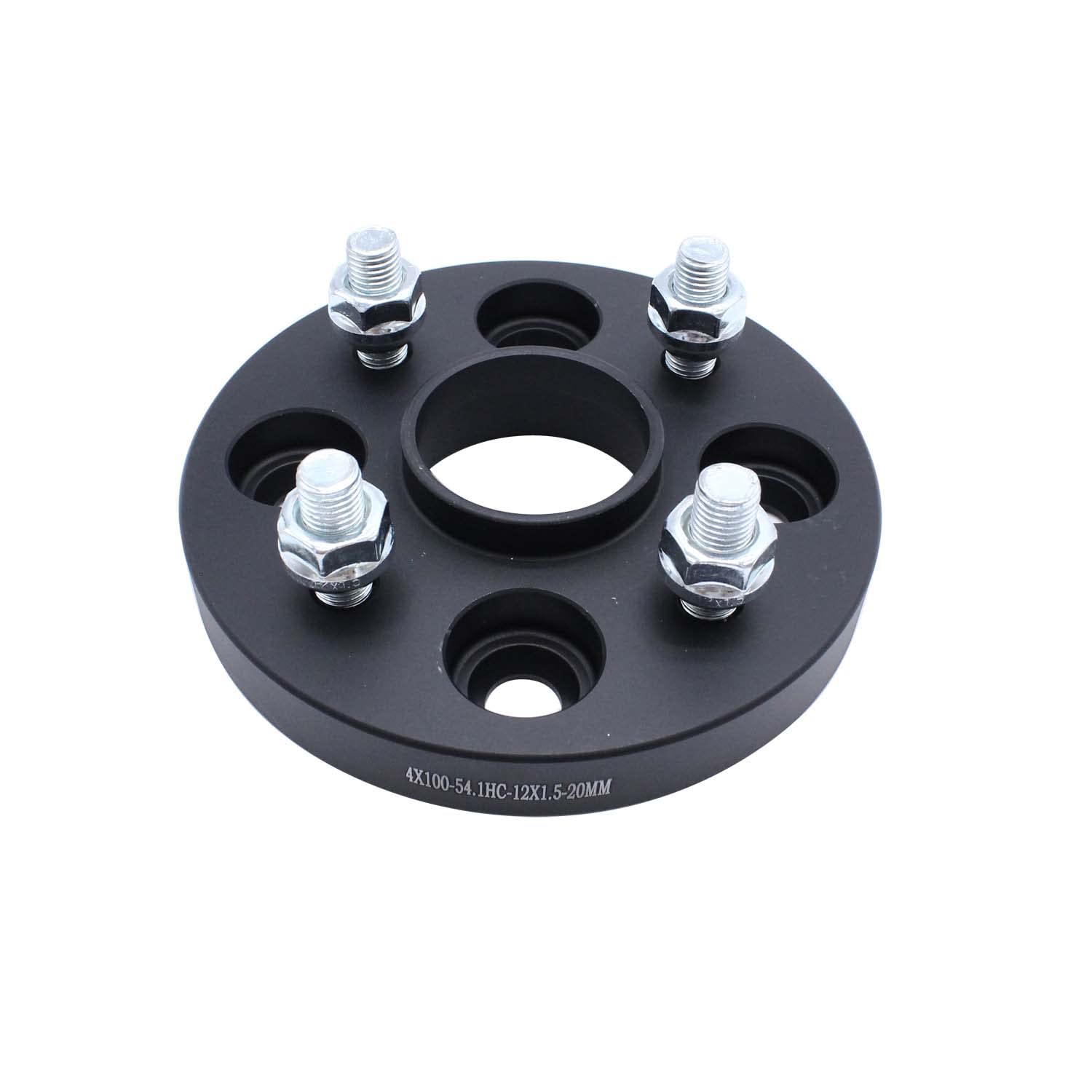 2PC 20mm Wheel Spacers 4x100 Hubcentric Forged Aluminum Spacer Kit with 8x M12x1.5 Lug Bolts (54.1mm Hub Bore) - Compatible with Mazda MX5 Miata NA/NB (Mk1/Mk2) - Perfect for Enhanced Stance & Performance Upgrades
