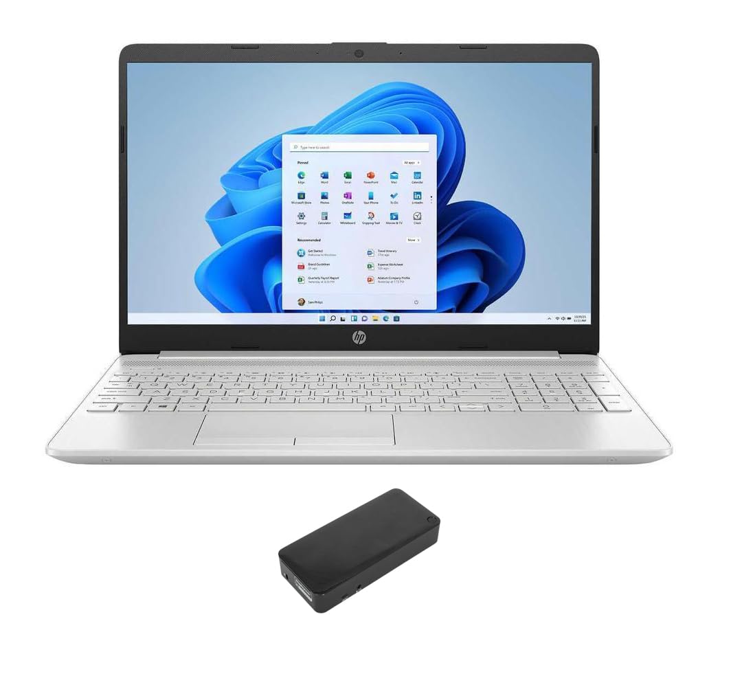 HP 15-dw3035cl Laptop - Intel i5-1135G7 4-Core Processor, 64GB RAM, 256GB PCIe SSD + 1TB HDD, 15.6