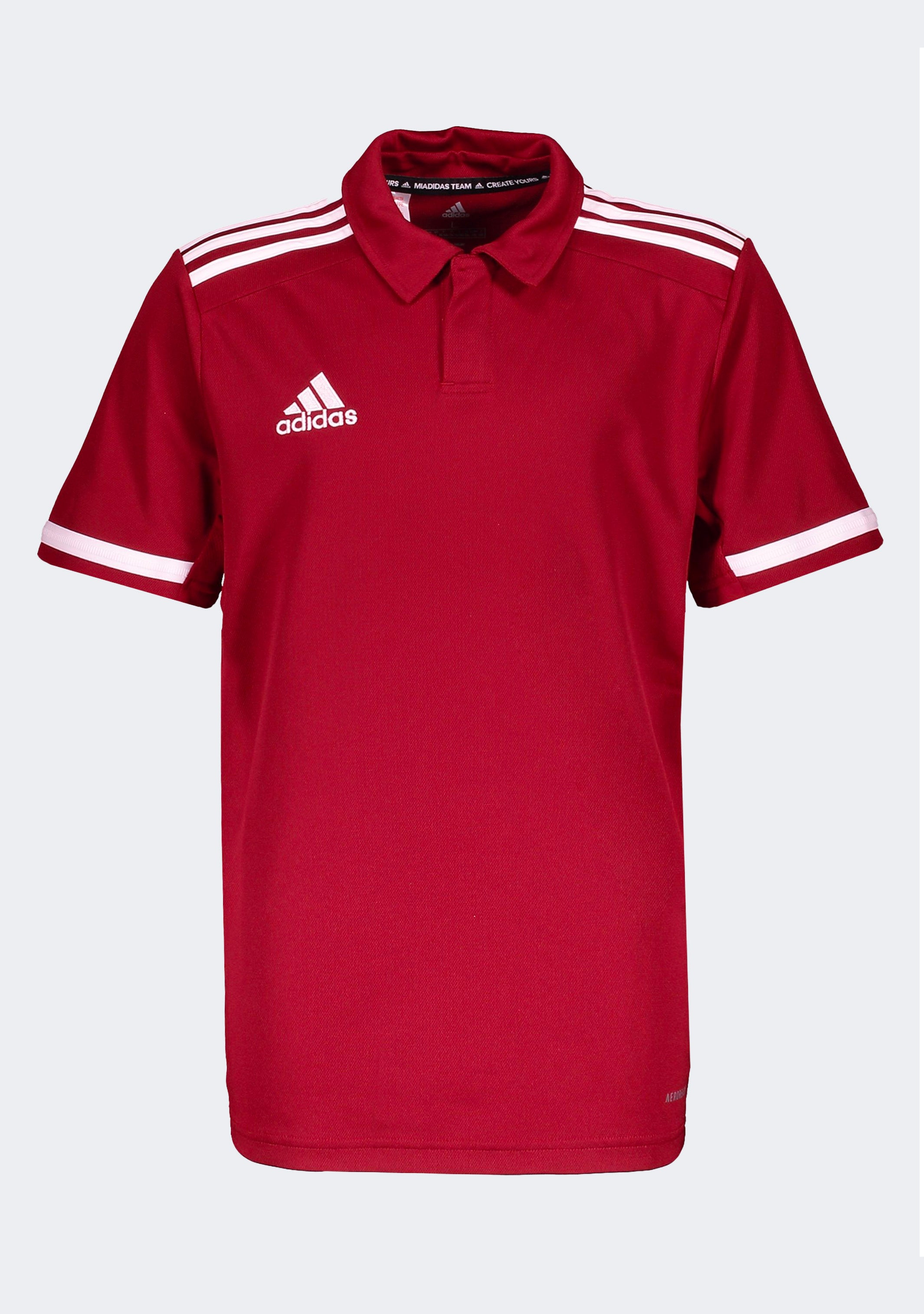 Adidas Kids' Team MT19 Polo Shirt - Breathable Performance Tee for Boys & Girls - Youth Sports & Casual Wear for Soccer, Baseball & School Activities