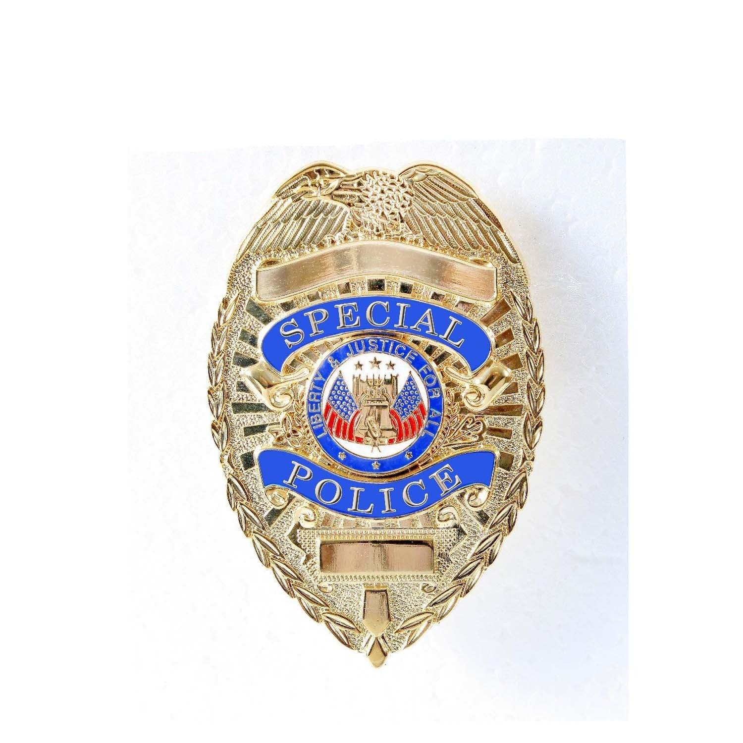 Premium Police Badge Set - Authentic Law Enforcement Design for Collectors, Cosplay & Costume Accessories | Perfect for Halloween, Role Play & Gift Giving