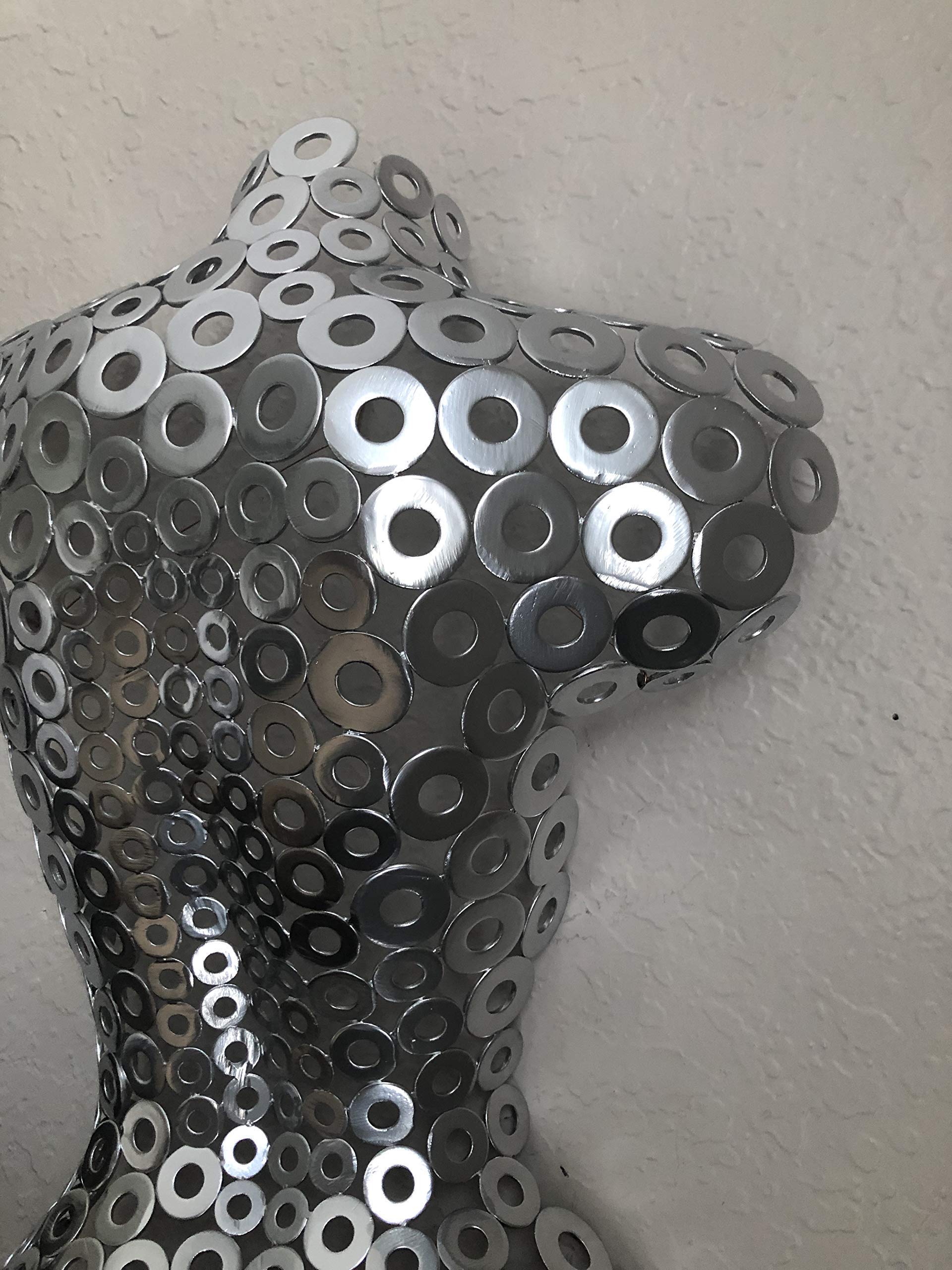 Abstract Metal Wall Art Sculpture - Modern Torso Design for Garden & Home Decor | Indoor & Outdoor Decorative Art by Holly Lentz