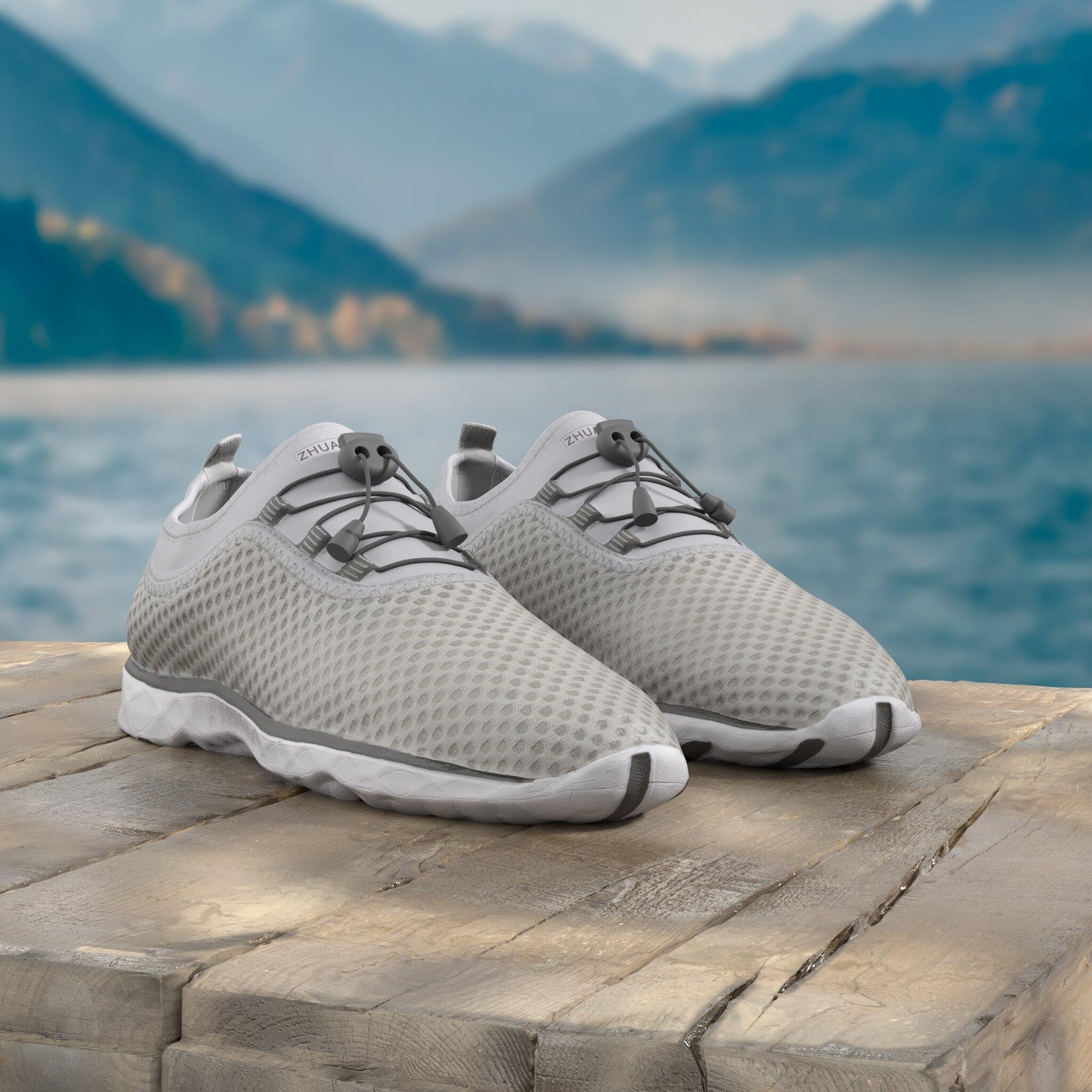 Men's Quick Drying Aqua Water Shoes - Lightweight Swim Shoes for Beach, Pool & Water Sports | Perfect for Swimming, Surfing & Outdoor Activities
