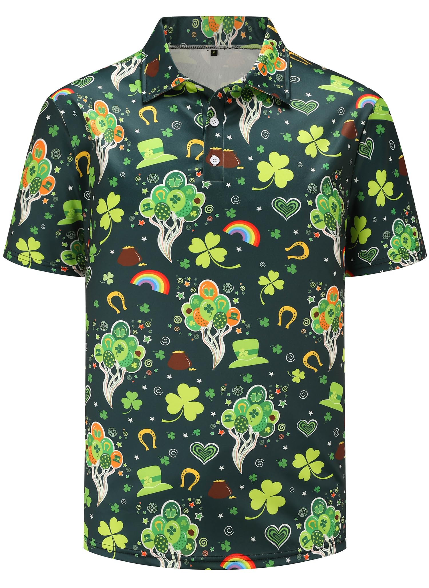 Men's Dry Fit Short Sleeve Golf Shirt - Moisture Wicking Performance Polo for Comfort & Style - Funny Golf Apparel for Casual Wear & On-Course Performance