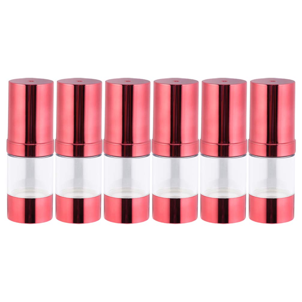 Beaupretty 6-Pack Travel Lotion Bottles - Leak-Proof Squeeze Cosmetic Containers for Shampoo, Conditioner & Body Lotion | Perfect for Air Travel, Gym, Camping & Vacation Toiletries