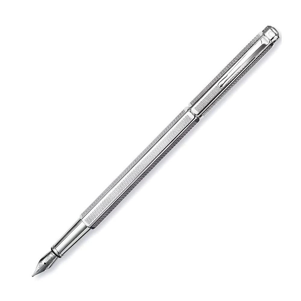 Caran d'Ache Retro Ecridor Fountain Pen - Premium Steel Spring, Large Engraving Space, Medium Nib (0958.486) - Perfect for Writing, Collecting & Luxury Gifts