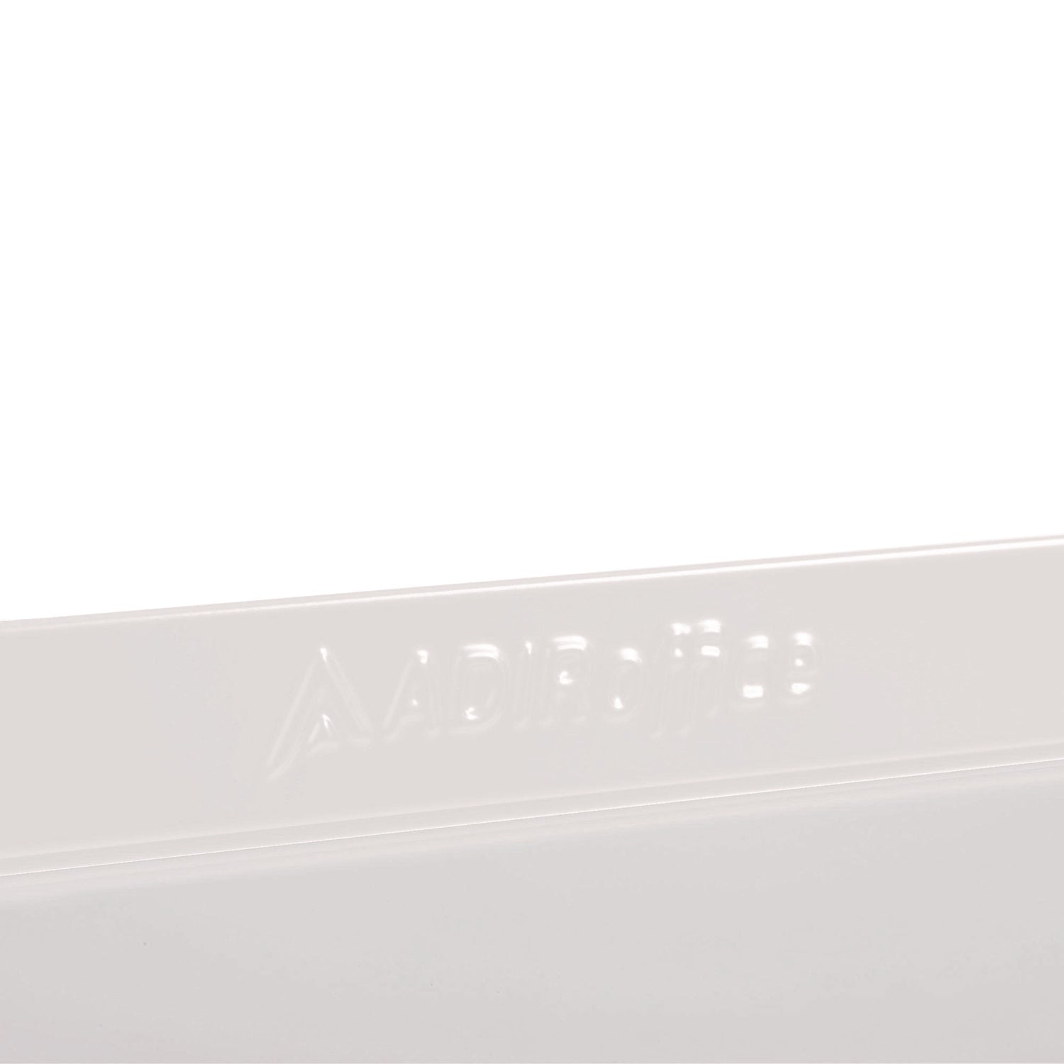 AdirOffice Steel Storage Locker - 1 Compartment, 15 x 15 x 24 Inches, White - Perfect for Office, School, Gym & Home Organization
