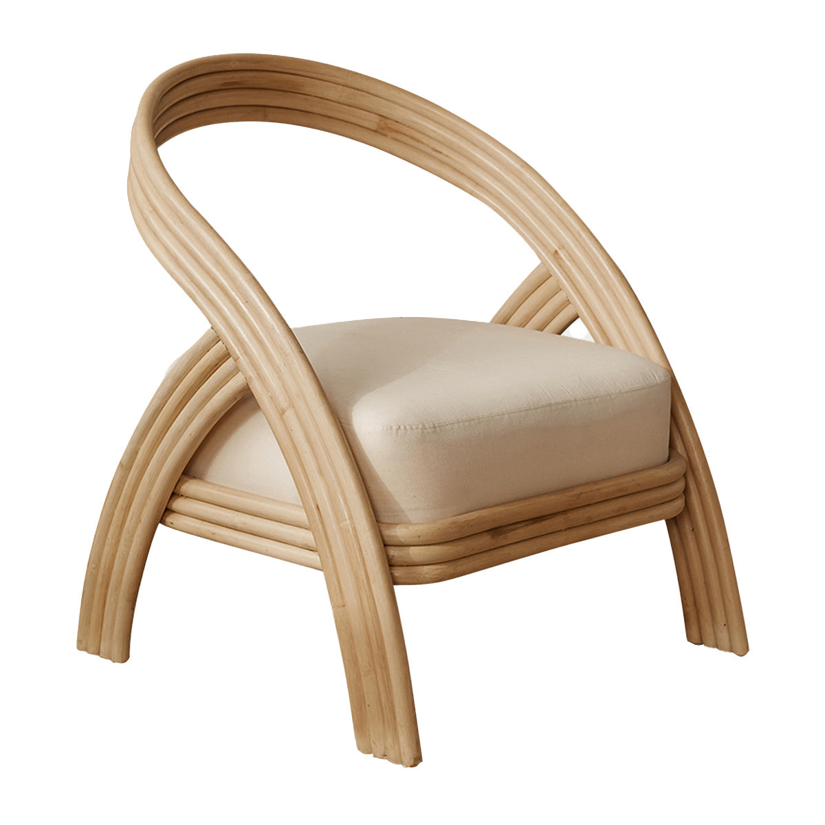 Mcmullin Ida Armchair - Modern Accent Chair for Living Room, Bedroom, Office - Stylish Upholstered Lounge Chair with Wooden Legs - Perfect for Relaxing, Reading, or Adding Elegance to Your Space