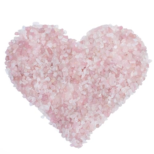 Rose Quartz Tumbled Chips