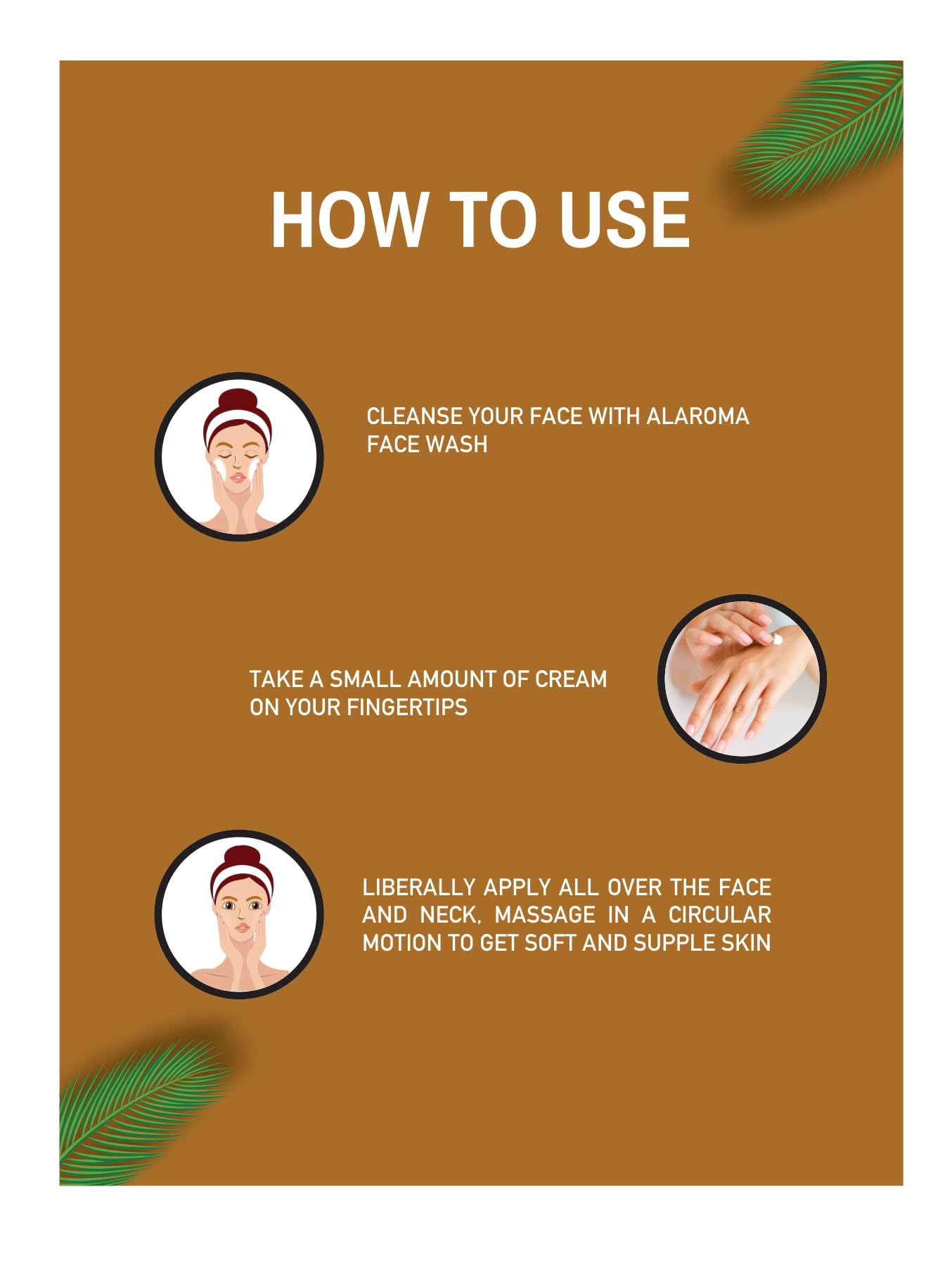 Alaroma Leafs Gold Radiance Revitalizing Face Cream - Skin Brightening, Anti-Aging & Wrinkle Reduction Treatment (50g) | Daily Moisturizer for Glowing Youthful Skin