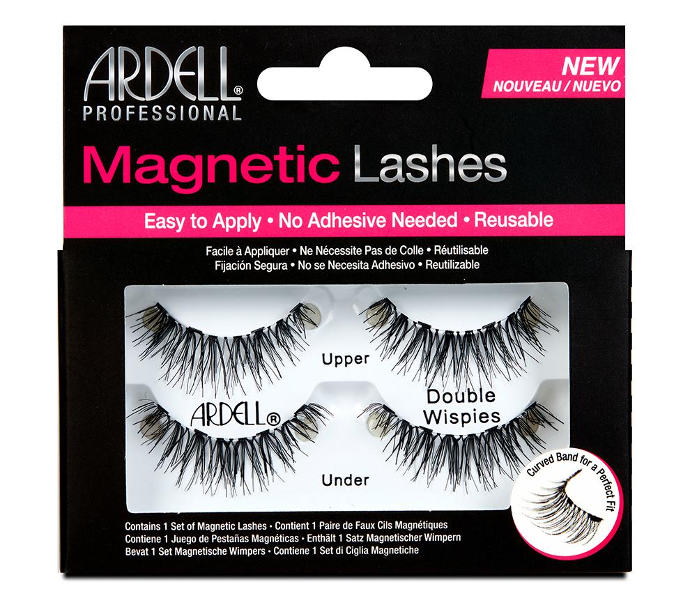 Ardell Magnetic Eyelashes Double Wispies - Natural Looking False Lashes for Everyday Wear & Special Occasions | Easy to Apply Reusable Magnetic Lashes for Stunning Eye Makeup