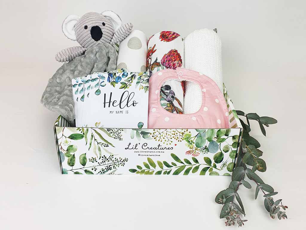 Premium Koala-Themed Baby Gift Basket for Girls - Perfect for Birthdays, Showers & Newborn Celebrations
