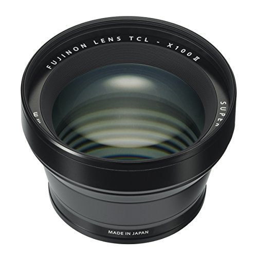 Fujifilm X100 TCL-X100 II Telephoto Conversion Lens - Black | Compatible with X100 Series Cameras | Perfect for Travel, Street & Portrait Photography