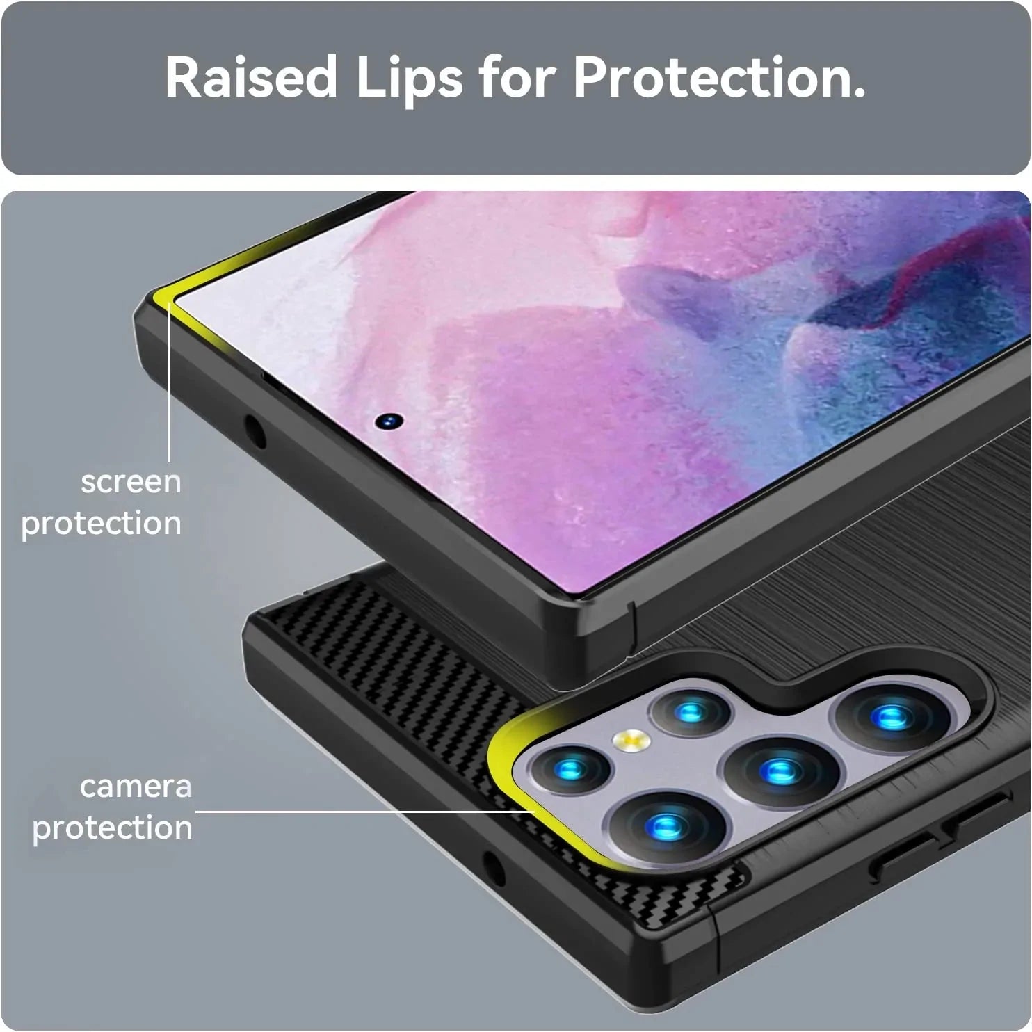 Samsung Galaxy S23 Plus Case - Shockproof & Flexible TPU Protective Cover | Slim Fit, Anti-Scratch, Military-Grade Drop Protection | Perfect for Daily Use, Travel & Outdoor Activities
