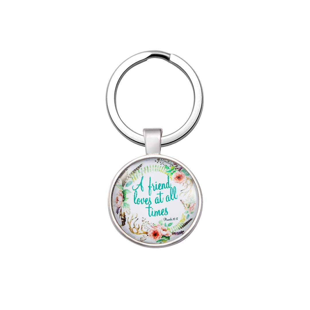 Religious Christian Keychain with Bible Verse - Inspirational Jewelry Gift for Women & Girls - Perfect for Daily Use, Church Events & Thoughtful Present