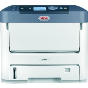 Oki Data C711N Color LED Printer - High-Speed Business Printing, Wireless & Duplex | Ideal for Home Office, Small Business & Professional Use