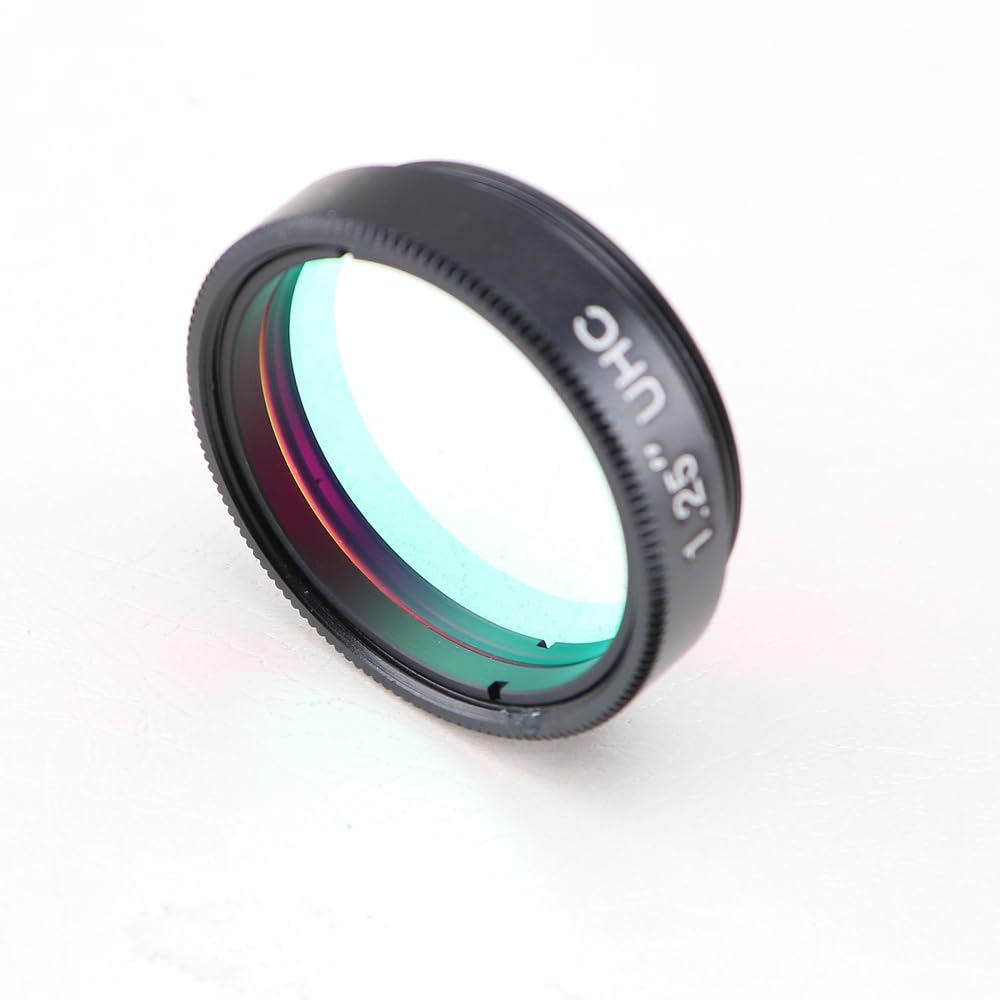 Starboosa 1.25 Inch UHC Telescope Filter - High Contrast Deep Sky Observation & Astrophotography Filter - Light Pollution Reduction for Nebulae & Galaxies - Perfect for Urban Astronomy & Night Sky Photography