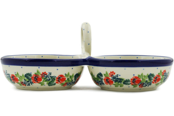 10-Piece Condiment Dish Set - Elegant Polish Wreath Design for Sauces, Dips & Spices | Perfect for Dining Table, Kitchen Counter & Party Serving