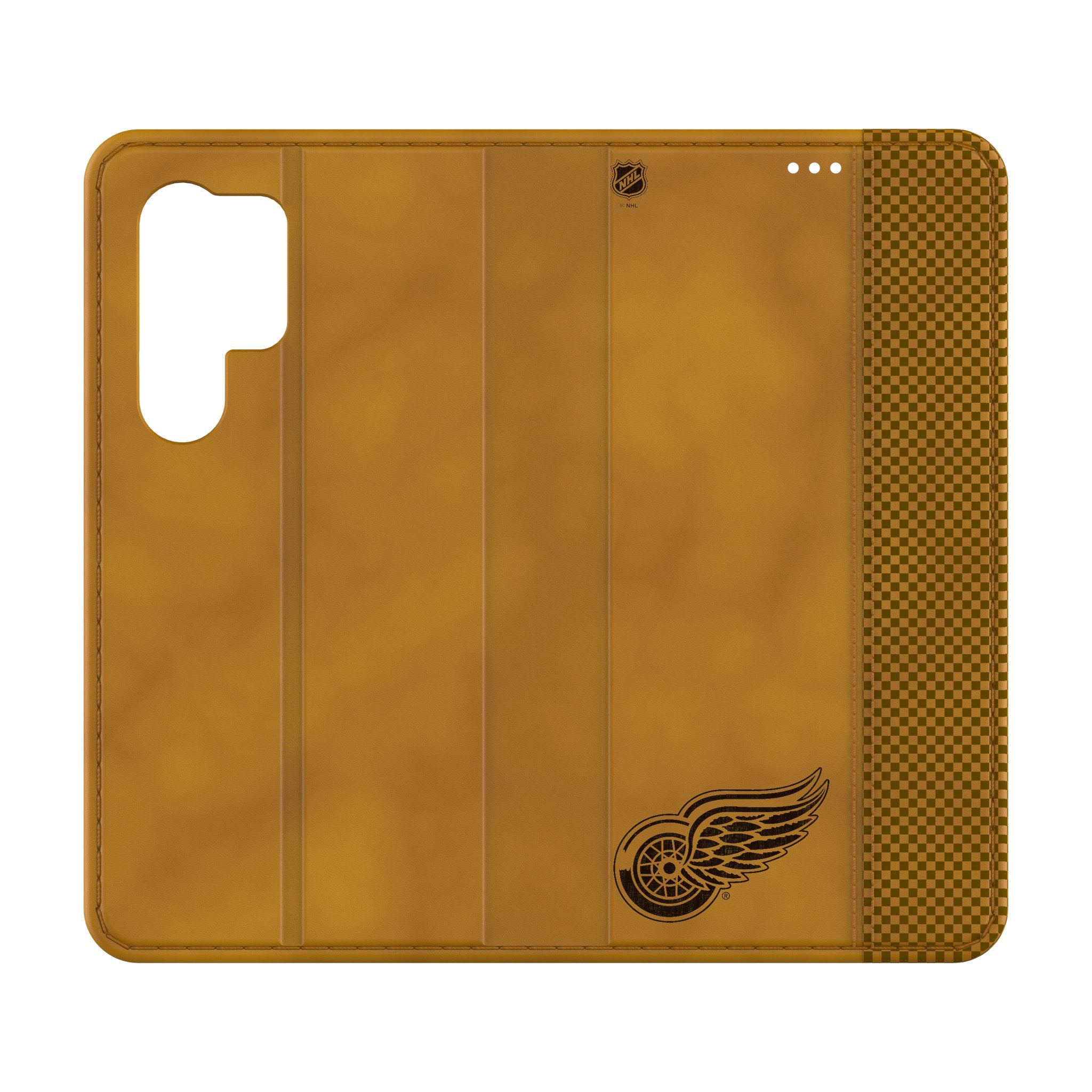 Detroit Red Wings Burn Folio Phone Case for Samsung Galaxy S21/S22/S23 - Durable Protective Cover with Card Holder - Perfect for Hockey Fans & Game Day