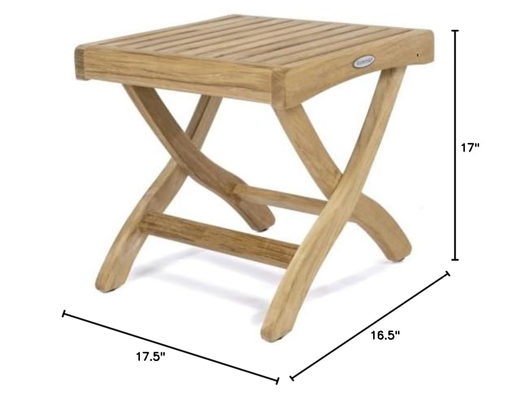 Barbuda Ottoman with Storage - Modern Side Table for Living Room, Bedroom, or Office - Multi-Functional Footrest, Coffee Table, and Extra Seating