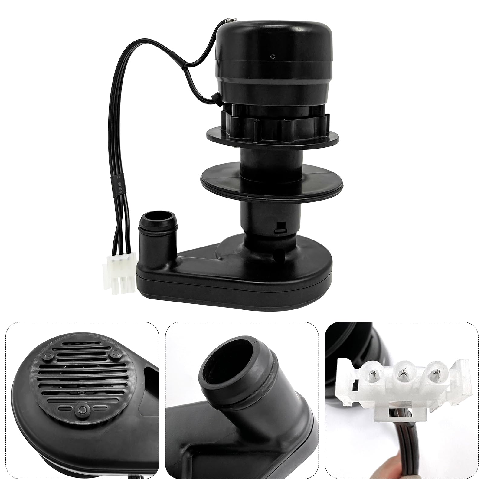 7626013 Mani-to-woc Ice Maker Water Pump 230V 3W Replacement Part - Compatible with Ice Machine Water Pump Model 7626013 & 76-2601-3 | Perfect for Commercial Ice Makers & Refrigeration Systems