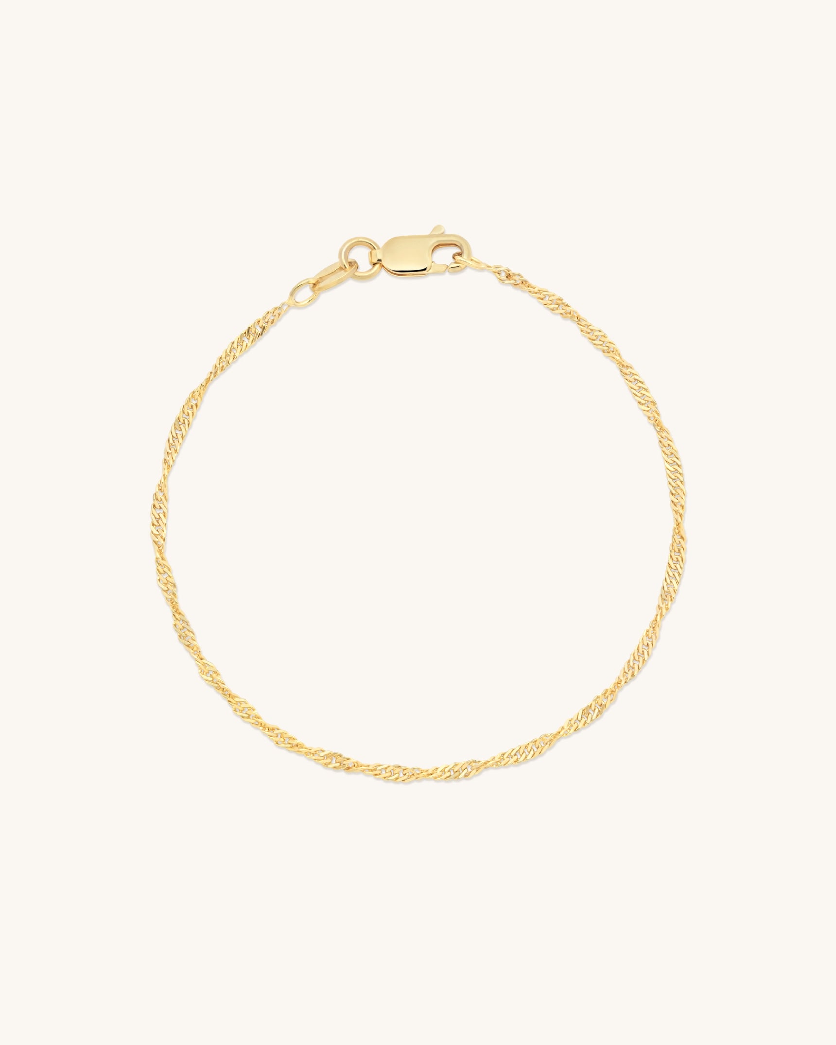 Singapore Chain Bracelet for Women - Elegant Gold & Silver Jewelry for Daily Wear, Parties & Gifts | Trendy Layered Bracelet for Fashion Accessories