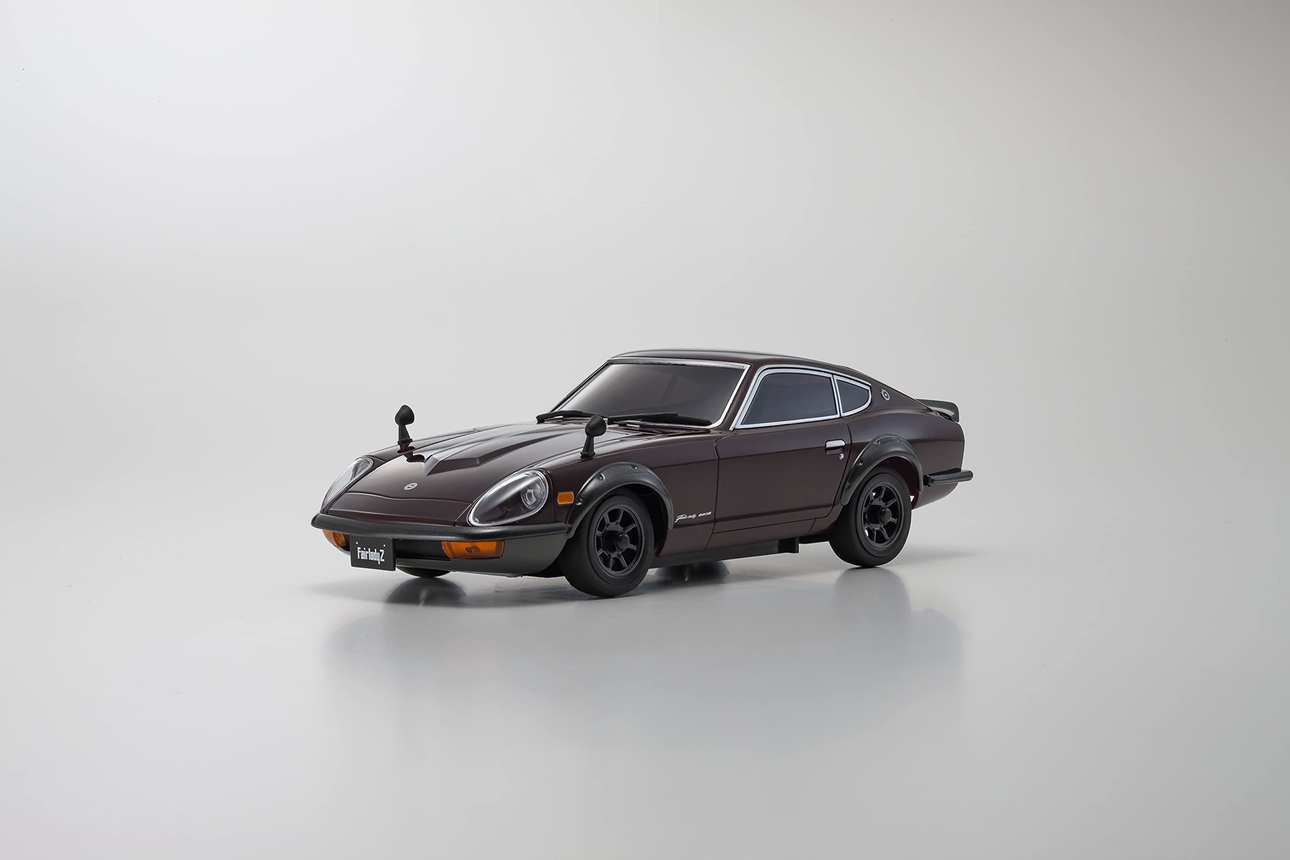 Kyosho MA-020 AWD Mini-Z Sports ReadySet RC Car with Nissan Fairlady 240ZG Body (Maroon) - High-Speed Drifting & Racing for Indoor & Outdoor Tracks