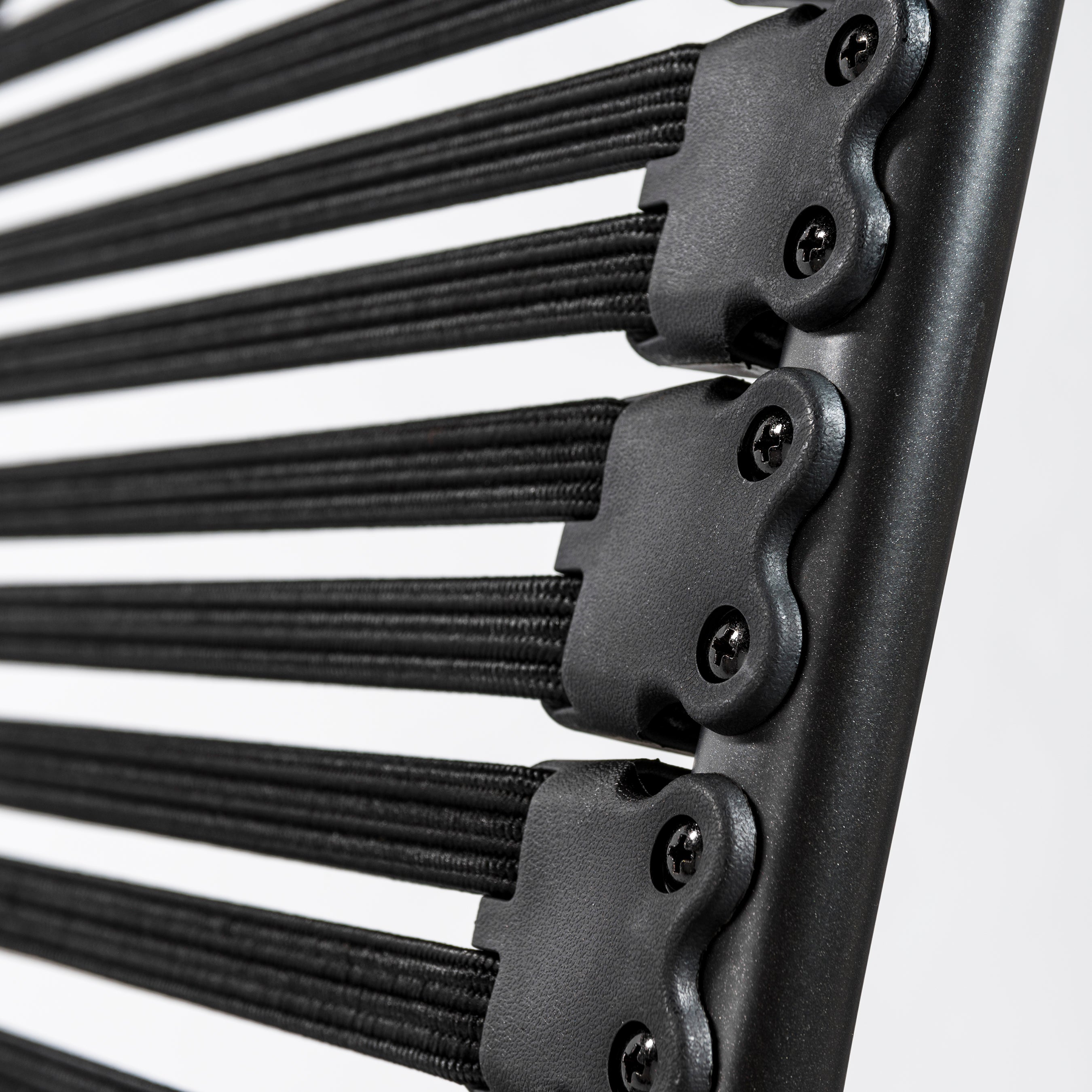 Allison Bungie Flat Low Back Office Chair - Ergonomic Mesh Desk Chair with Graphite Black Frame & Swivel Base - Perfect for Home Office, Computer Workstation & Conference Rooms