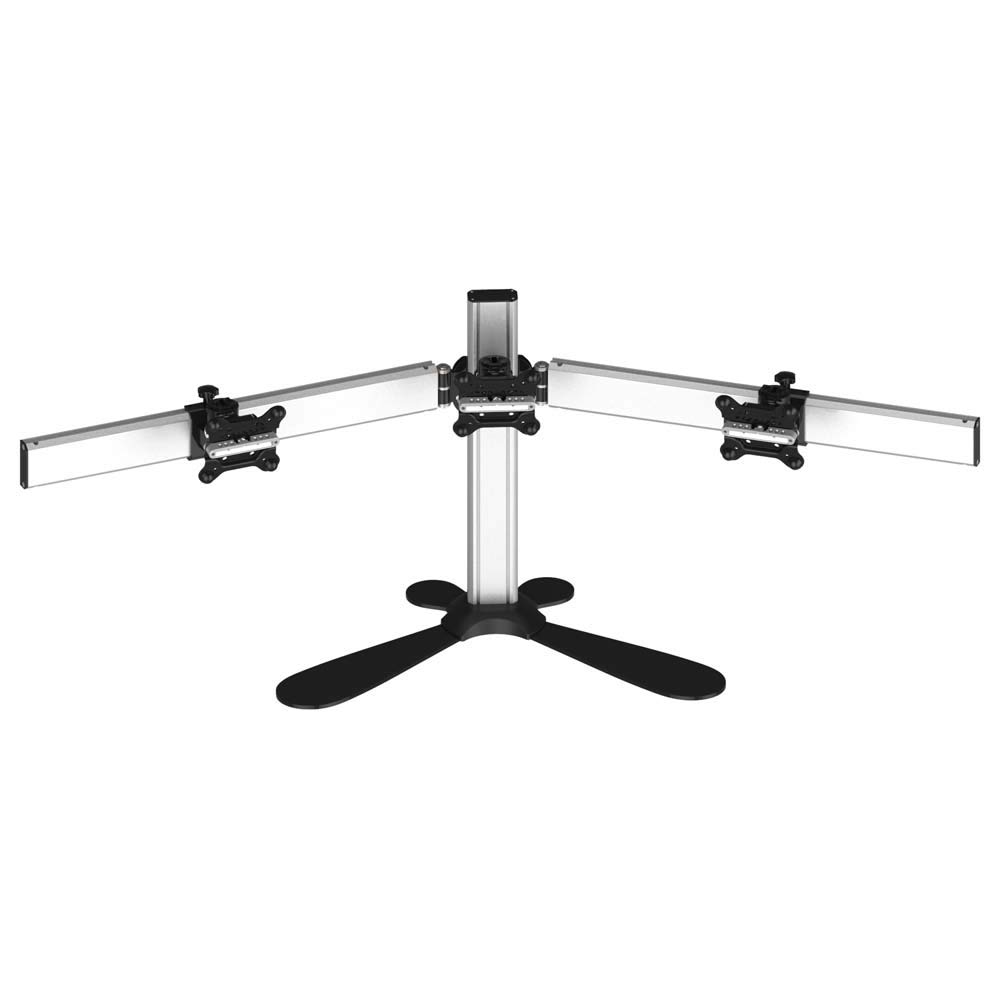 Cotytech Triple Monitor Stand for Apple Displays - Quick Release Adjustable Desktop Mount (BL-AF8) - Perfect for Home Office, Gaming Setup & Multi-Tasking Workspaces