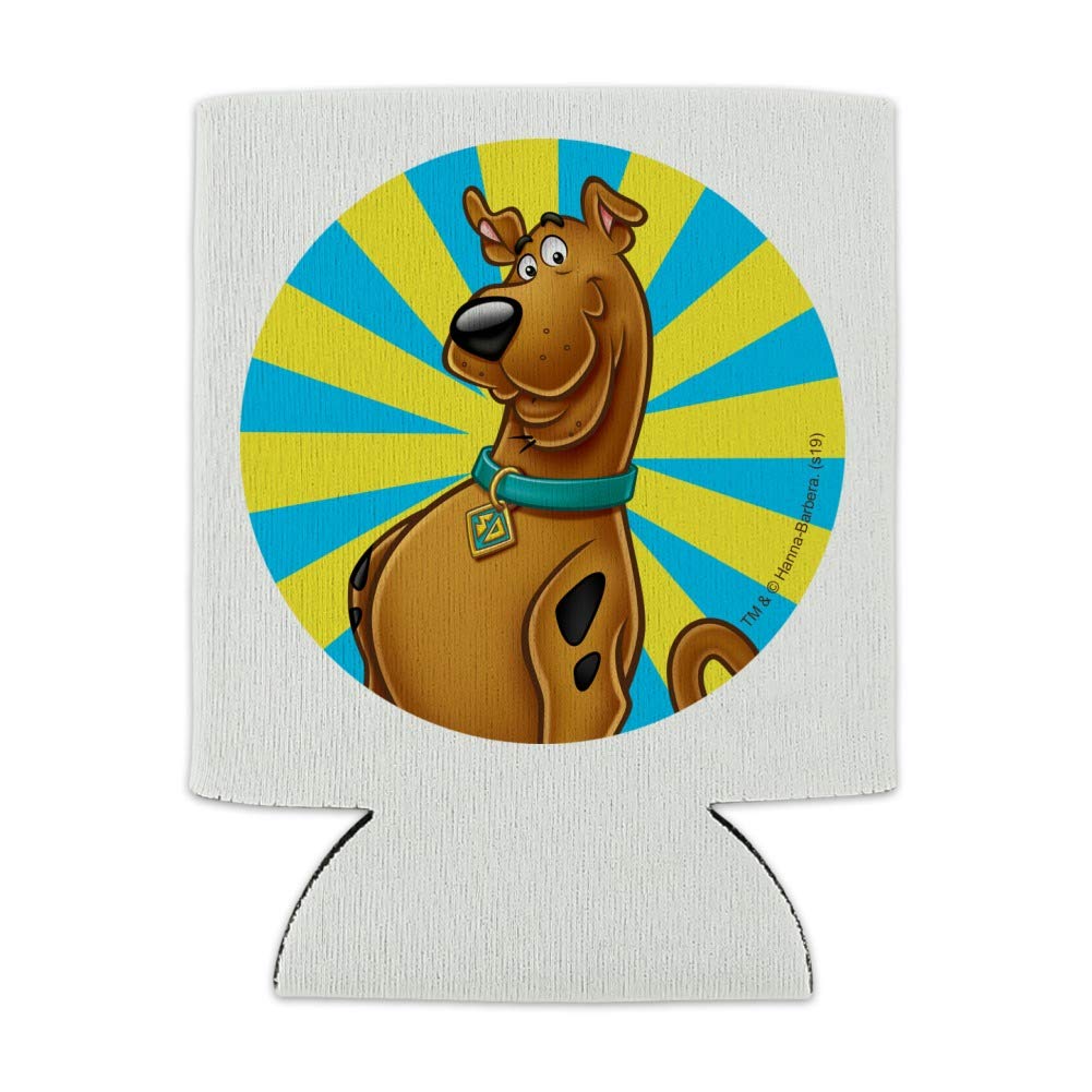 Scooby-Doo Insulated Can Cooler - Collapsible Drink Sleeve & Beverage Holder for Beer, Soda & Cans - Perfect for Parties, BBQs, Camping & Outdoor Activities