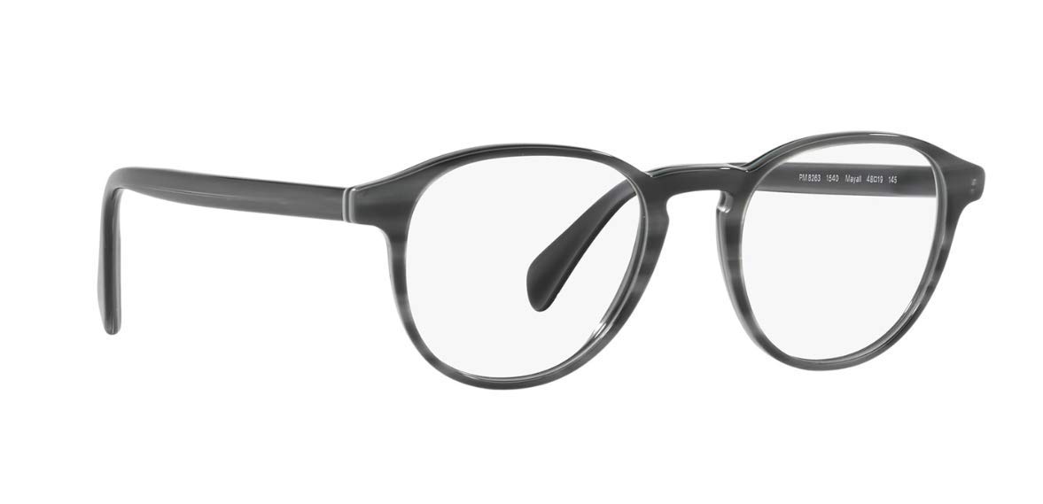 Paul Smith Rx Eyeglasses Frames PM 8263 1540 - 48x19 Mayall Deluxe Grey Stripe | Premium Prescription Glasses for Men & Women | Perfect for Office, Reading & Everyday Wear